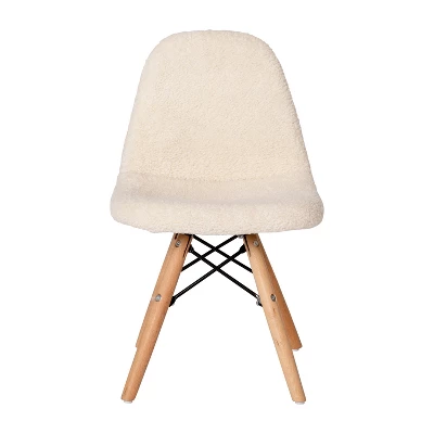 Merrick Lane Set Of 2 Children's Lyon Faux Shearling Accent Chairs, Modern Accent Chair For Bedroom, Entryway, And Living Room 7 Merrick Lane Set Of 2 Children's Lyon Faux Shearling Accent Chairs, Modern Accent Chair For Bedroom, Entryway, And Living Room - Image 7