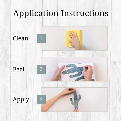 Cactus Wall Decor - Decalcomania 6 Cactus Wall Decor - Decalcomania - Image 6