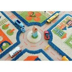 39"x59" Traffic Blue 3D Play Rug - IVI -Kids’ Furniture Store GUEST 32be1364 6bcf 4887 ab99 dfb2db30e592