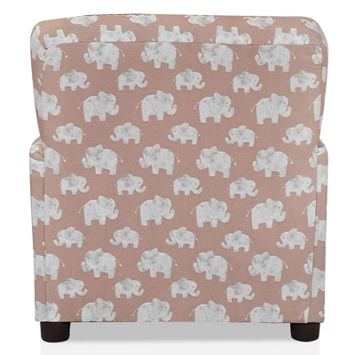 Nuea Elephant Print Kids' Chair Pink - HOMES: Inside + Out 4 Nuea Elephant Print Kids' Chair Pink - HOMES: Inside + Out - Image 4