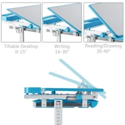 Costway Height Adjustable Children's Desk Chair Set Multifunctional Study Drawing -Kids’ Furniture Store GUEST 3463cfb3 14d3 473a a742 4c5722b7d9f3