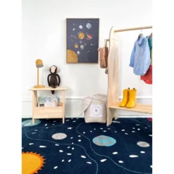 Space Explorer Kids' Rug Blue - Balta Rugs -Kids’ Furniture Store GUEST 34f9afb2 044b 4fa2 b7fe 4d6d5a2937e0