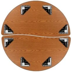 Emma And Oliver 2 Piece 47.5" Circle Wave Collaborative Grey Adjustable Activity Table Set -Kids’ Furniture Store GUEST 39427406 1dc3 4733 87e5 2a437963002d