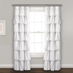 52"x84" Ruffle Window Curtain Panel - Lush Décor -Kids’ Furniture Store GUEST 3aa86175 d565 4c7b aab0 6ddad89b5b6a