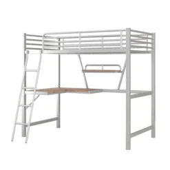 Twin Size Loft Metal Bed With Desk And Shelves - ModernLuxe 13 Twin Size Loft Metal Bed With Desk And Shelves - ModernLuxe -Kids’ Furniture Store GUEST 3b8bea05 c6d4 4efc 8fc2 e5dbdde2aace