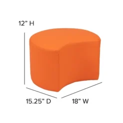 Flash Furniture Soft Seating Flexible Moon For Classrooms And Daycares - 12" Seat Height -Kids’ Furniture Store GUEST 3be127a9 4327 45e1 853c b23f241012b4