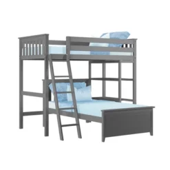 Max & Lily L-Shaped Twin Over Twin Bunk Bed With Bookcase 13 Max & Lily L-Shaped Twin Over Twin Bunk Bed With Bookcase -Kids’ Furniture Store GUEST 3bf12638 1b21 440b b1fb 03701ec19f2c
