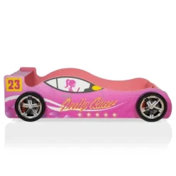 Twin Naglin Racing Car Bed With Led Headlight Pink - HOMES: Inside + Out -Kids’ Furniture Store GUEST 3cf10e4f b355 43f0 87c1 cad38928bbb4