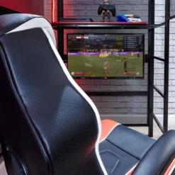 Twin Battle Den Gaming Bunk Bed With TV Mount Black - X Rocker -Kids’ Furniture Store GUEST 3e373df0 c493 4c48 b1eb b2caae699b3f