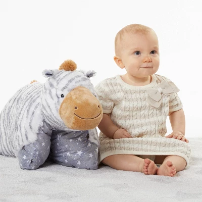 Naturally Comfy Zebra Pillow - Pillow Pets 2 Naturally Comfy Zebra Pillow - Pillow Pets - Image 2