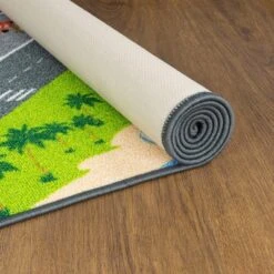 KC CUBS Boy & Girl Kids City Road Car Vehicle Traffic Educational Learning & Game Play Non Slip Nursery Bedroom Classroom Rug Carpet -Kids’ Furniture Store GUEST 3f0959bb b459 4921 a62e 64babbc8ebd7