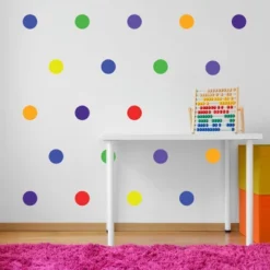 Primary Polka Dots Wall Decor - Decalcomania -Kids’ Furniture Store GUEST 401d58e5 9209 4899 a369 d7da02a3e379