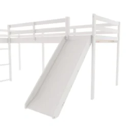L-Shaped Twin Size Loft Bed With Ladder And Slide - ModernLuxe -Kids’ Furniture Store GUEST 406fd696 dbb2 49ae a007 8c8ae09e1e78