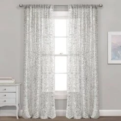 52"x84" Ballgown Glam Sparkle Sequins Window Curtain Panel - Lush Décor -Kids’ Furniture Store GUEST 41512656 5bfb 4b50 bb14 f1ee051be9d0
