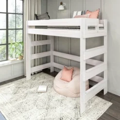 Max & Lily Farmhouse High Loft Bed
