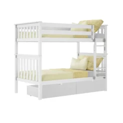 Max & Lily Twin Over Twin Bunk Bed With Under Bed Storage Drawers -Kids’ Furniture Store GUEST 41ac46eb 3eba 4442 ab2f ae35cd2ba665