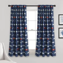 Kids' Race Cars Room Darkening Window Curtain Set Navy/Red - Lush Décor -Kids’ Furniture Store GUEST 41c4f3b3 d735 4d60 b0e7 39d7e47fb752