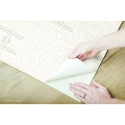 Star Wars Tie Fighter Peel And Stick Wallpaper Tan - RoomMates -Kids’ Furniture Store GUEST 41c5fe2d a93d 4922 819e c49166e88978