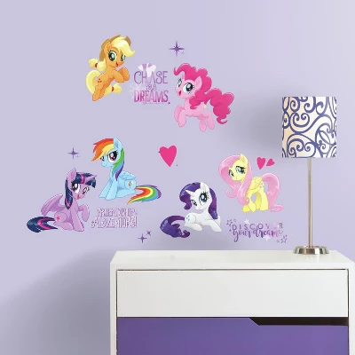 RoomMates My Little Pony The Movie Peel And Stick Wall Decal 4 Sheets 2 RoomMates My Little Pony The Movie Peel And Stick Wall Decal 4 Sheets - Image 2