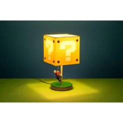 14" Nintendo Super Mario Block Table Lamp -Kids’ Furniture Store GUEST 41e30422 bb76 4f1f 9d67 3474734ccbdd