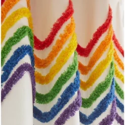 2pk Rainbow Tufted Striped Poletop Curtains - Dream Factory -Kids’ Furniture Store GUEST 41fc4b08 0893 462c 8f9a 928d29b87fd7