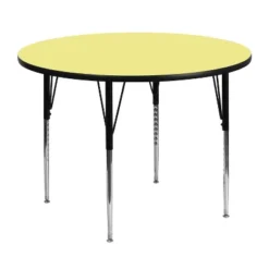 Emma And Oliver 48" Round Laminate Adjustable Activity Table -Kids’ Furniture Store GUEST 42a5c86f 9e17 4468 940d 07a851df89f9