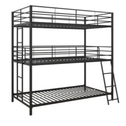 Triple Twin Zeke Metal Bunk Bed - Room & Joy -Kids’ Furniture Store GUEST 42aa47f4 0633 46aa b107 a89b63fee981