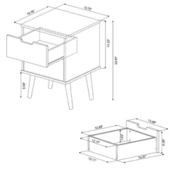 Modern Kids' Nightstand White - Pillowfort™ -Kids’ Furniture Store GUEST 43187505 1f27 4b45 8d32 b1cd213ac469