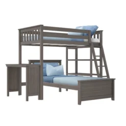 Max & Lily L-Shaped Twin Over Twin Bunk Bed With Bookcase And Desk -Kids’ Furniture Store GUEST 43aadca6 cc11 4b5e b1ac d81aa6030db2