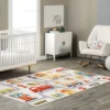 NuLOOM Carmina City Streets Machine Washable Kids Area Rug 3' X 5' In White Multi