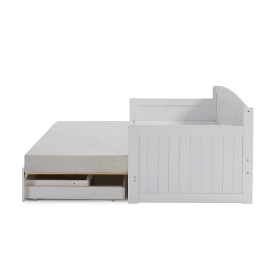 King Harmony Daybed With Conversion White - Alaterre Furniture 16 King Harmony Daybed With Conversion White - Alaterre Furniture - Image 16