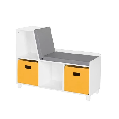 RiverRidge Home Kids' Book Nook Collection Cubby Storage Bench With 2 Bins - RiverRidge 7 RiverRidge Home Kids' Book Nook Collection Cubby Storage Bench With 2 Bins - RiverRidge - Image 7