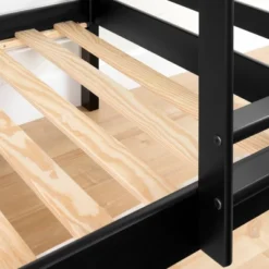 Twin Fakto Solid Wood Bunk Beds Matte Black - South Shore -Kids’ Furniture Store GUEST 458b6481 dd55 4ae6 af3a e0e9aa7c2c12