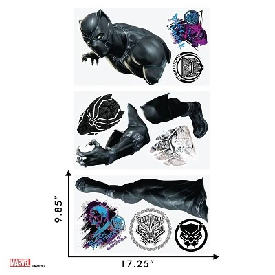 Black Panther Wall Decal - Decalcomania 2 Black Panther Wall Decal - Decalcomania - Image 2