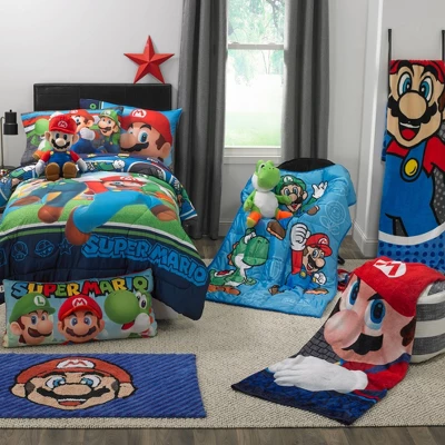 Super Mario Nintendo Mario Throw Pillow 3 Super Mario Nintendo Mario Throw Pillow - Image 3