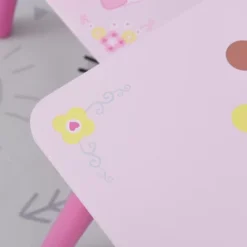 Qaba 3-Piece Kids Wooden Table And Chair Set With Crown Pattern Gift For Girls Toddlers Arts Reading Writing Age 2-4 Years Pink 7 Qaba 3-Piece Kids Wooden Table And Chair Set With Crown Pattern Gift For Girls Toddlers Arts Reading Writing Age 2-4 Years Pink -Kids’ Furniture Store GUEST 4652ec1a f121 41de 8bb8 d8f9bca85811