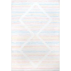 NuLOOM Alise Kids Striped Nursery Or Playroom Area Rug -Kids’ Furniture Store GUEST 4713bf69 a552 461d 8e39 53c0de1cdc7d