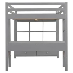 Loft Bed With Built-In Desk, Storage Shelves And Drawers - ModernLuxe 17 Loft Bed With Built-In Desk, Storage Shelves And Drawers - ModernLuxe -Kids’ Furniture Store GUEST 4acae55f ffb4 47fb a23a cc47539f9f11