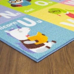 KC CUBS Boy & Girl Kids ABC Alphabet Animal Educational Learning & Fun Game Play Area Non Slip Nursery Bedroom Classroom Rug Carpet -Kids’ Furniture Store GUEST 4b2f55a9 5fa9 4a73 afe5 4ae51dad7410