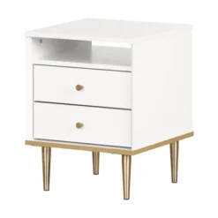 Dylane 2-Drawer Nightstand Navy - South Shore -Kids’ Furniture Store GUEST 4b5fcf0d 6b1c 4f56 8464 a1b577079195