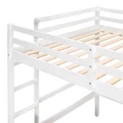 Wooden Loft Bed With Desk, Writing Board And 2 Drawers Cabinet - ModernLuxe 19 Wooden Loft Bed With Desk, Writing Board And 2 Drawers Cabinet - ModernLuxe -Kids’ Furniture Store GUEST 4c29084e 4d5e 41aa bf07 103823be73bc