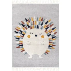 NuLOOM Amiah Hedgehog High-Low Kids Tasseled Area Rug -Kids’ Furniture Store GUEST 4c90d5e0 ac55 4013 bf93 badeb728aa6f