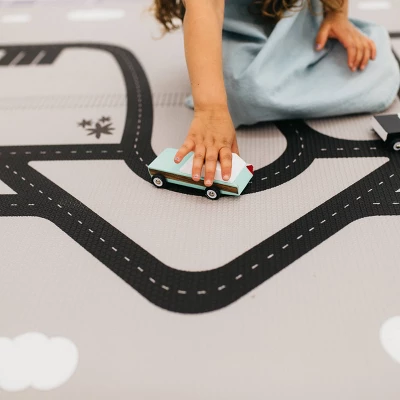 4'x7' Cali Play Rug Gray - Ruggish 4 4'x7' Cali Play Rug Gray - Ruggish - Image 4