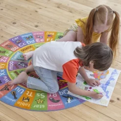 KC CUBS Boy & Girl Kids ABC Alphabet Round Rug Carpet -Kids’ Furniture Store GUEST 4d56d511 39d4 48d6 ab8f 353ba45c2899