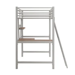 Twin Size Loft Metal Bed With Desk And Shelves - ModernLuxe 16 Twin Size Loft Metal Bed With Desk And Shelves - ModernLuxe -Kids’ Furniture Store GUEST 4f6c50ef 29c2 492a 971c 6524f2a8c524