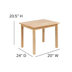 Emma And Oliver Kids 3 Piece Solid Hardwood Table And Chair Set For Playroom, Kitchen 27 Emma And Oliver Kids 3 Piece Solid Hardwood Table And Chair Set For Playroom, Kitchen -Kids’ Furniture Store GUEST 4fd57af1 acbd 4414 9754 5beb9cfdd5c0