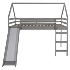 Full Size House Shape Loft Bed With Slides - ModernLuxe -Kids’ Furniture Store GUEST 50eeb2fb fcd4 44fd 837e 909140296583