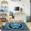 40"x54" Black Panther 2 Elevated Rug Blue