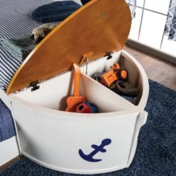 Twin Collindale Boat Design Kids' Bed With Trundle White/Oak - MiBasics 10 Twin Collindale Boat Design Kids' Bed With Trundle White/Oak - MiBasics -Kids’ Furniture Store GUEST 526f81e3 94fc 47fa 8482 613334bb8c06