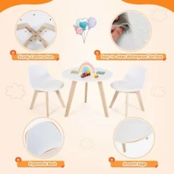 Costway Kids Table & 2 Chairs Set Modern Activity Play Table W/Beech Leg Cushion 14 Costway Kids Table & 2 Chairs Set Modern Activity Play Table W/Beech Leg Cushion -Kids’ Furniture Store GUEST 52b88848 1c98 48fd 875d a350646ab1c3